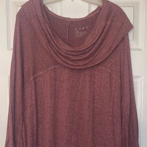 Livi active cowl neck sweatshirt
